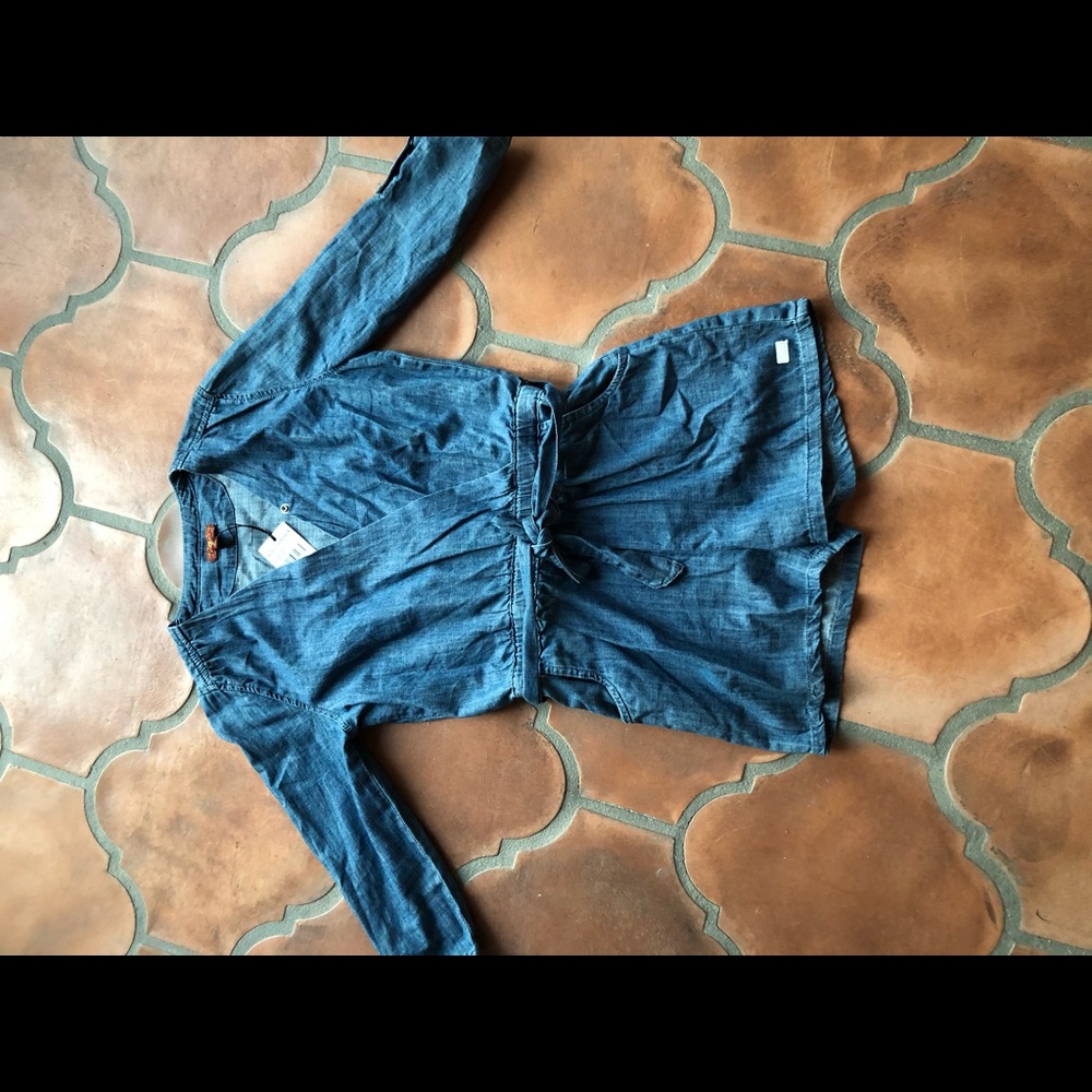 Chambray romper